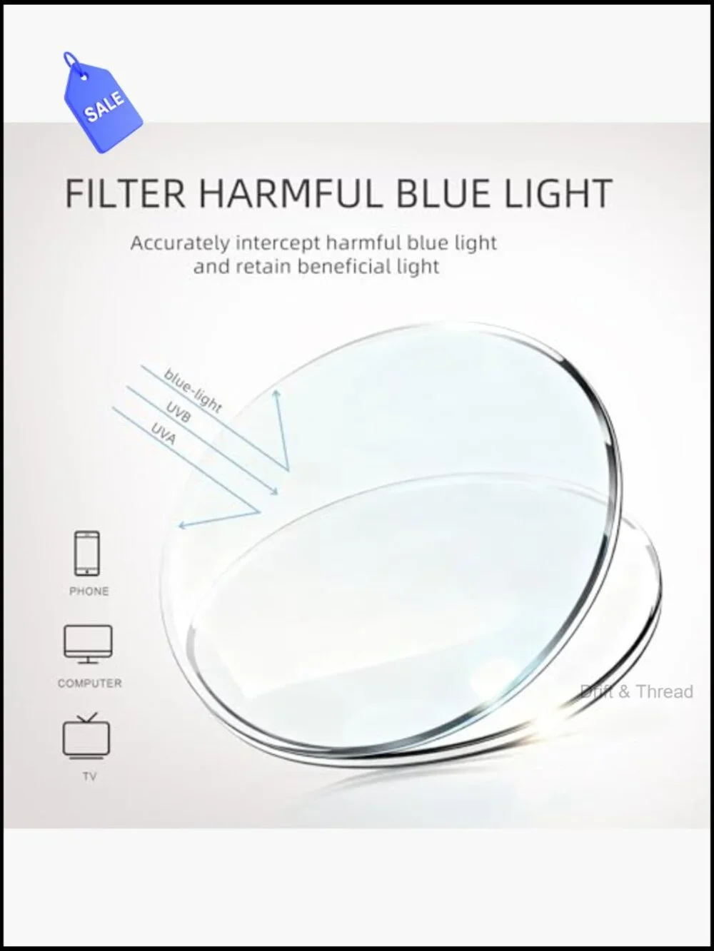 Oversized Square Blue Light Blocking Reading Glasses 3-Pack Spring Hinge
